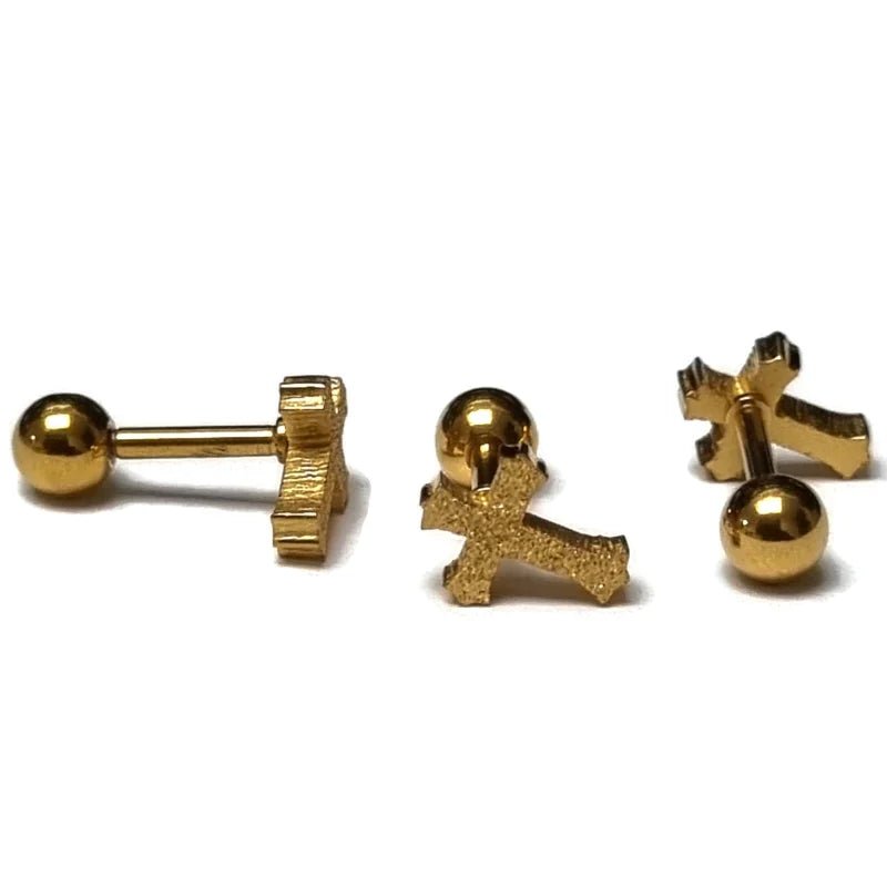 Helix piercing met Kruisje - Oor piercing - Unisex