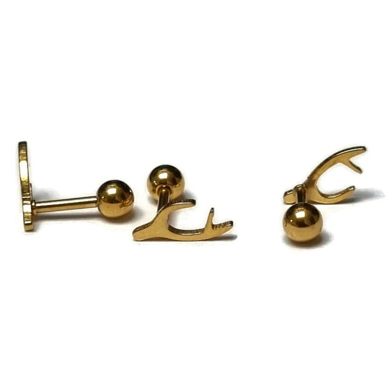 Goudkleurig Takje Helixpiercing Staal - Unisex