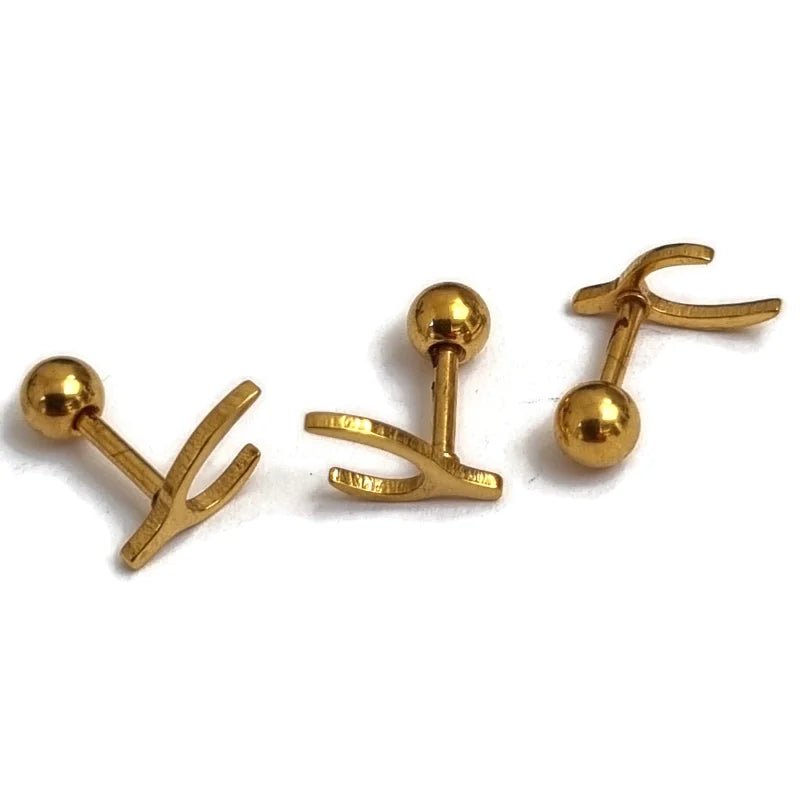 Chirurgisch Stalen Helixpiercing met Wensbotje - Unisex