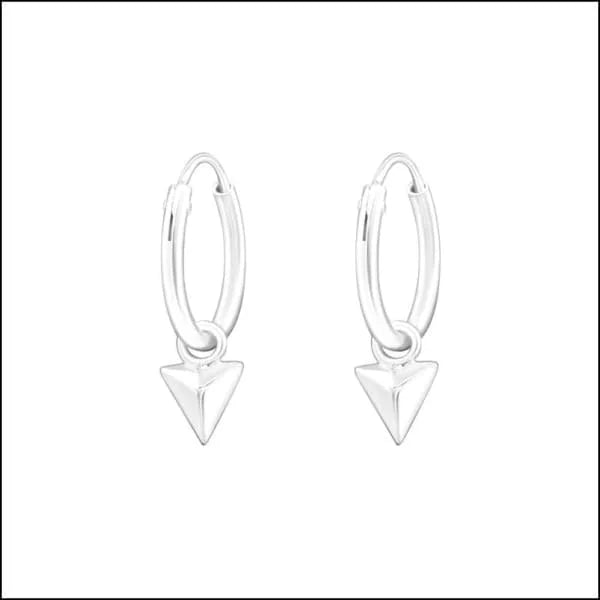925 Zilveren Kinder Oorringen 10mm Diverse Modellen - Meisje Hoops - Druppel-6x4mm -
