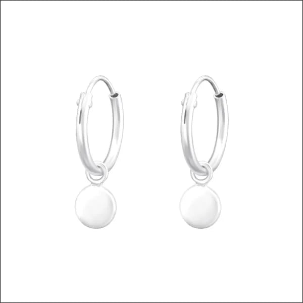 925 Zilveren Kinder Oorringen 10mm Diverse Modellen - Meisje Hoops - Rondje-5mm -