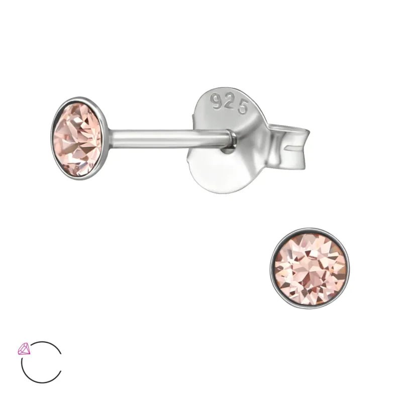 Prachtige Ronde Zilveren Oorbellen - Silver Shade -