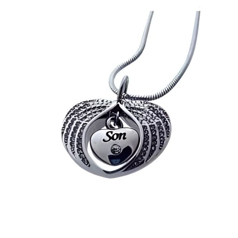 Stalen Ashanger Zoon - maan-i love you to the moon-3.5cm - Heren