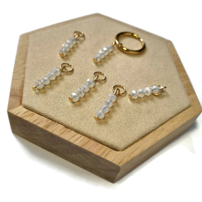 Kralen Bedel voor mix en match sieraden - Goudkleur / Brilliant crystal-pearl shine - Unisex