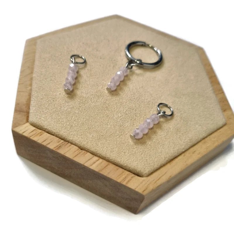 Kralen Bedel voor mix en match sieraden - Zilverkleur / Sunburst yellow-pearl shine - Unisex