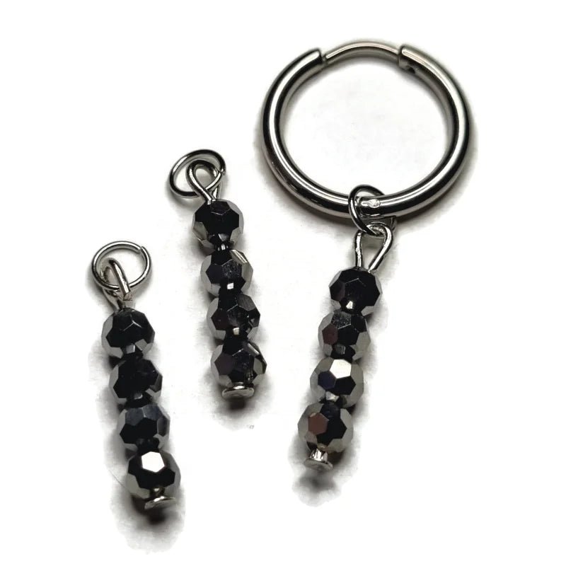 Kralen Bedel voor mix en match sieraden - Zilverkleur / Silver-pearl shine - Unisex