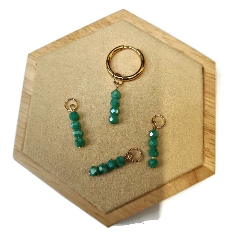 Kralen Bedel voor mix en match sieraden - Zilverkleur / Air force blue-pearl high shine - Unisex