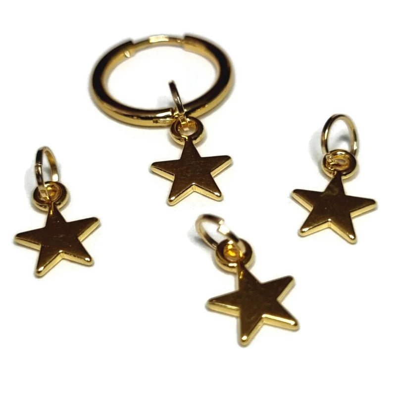 Prachtige Handgemaakte charms - Sterretje-10mm - Unisex