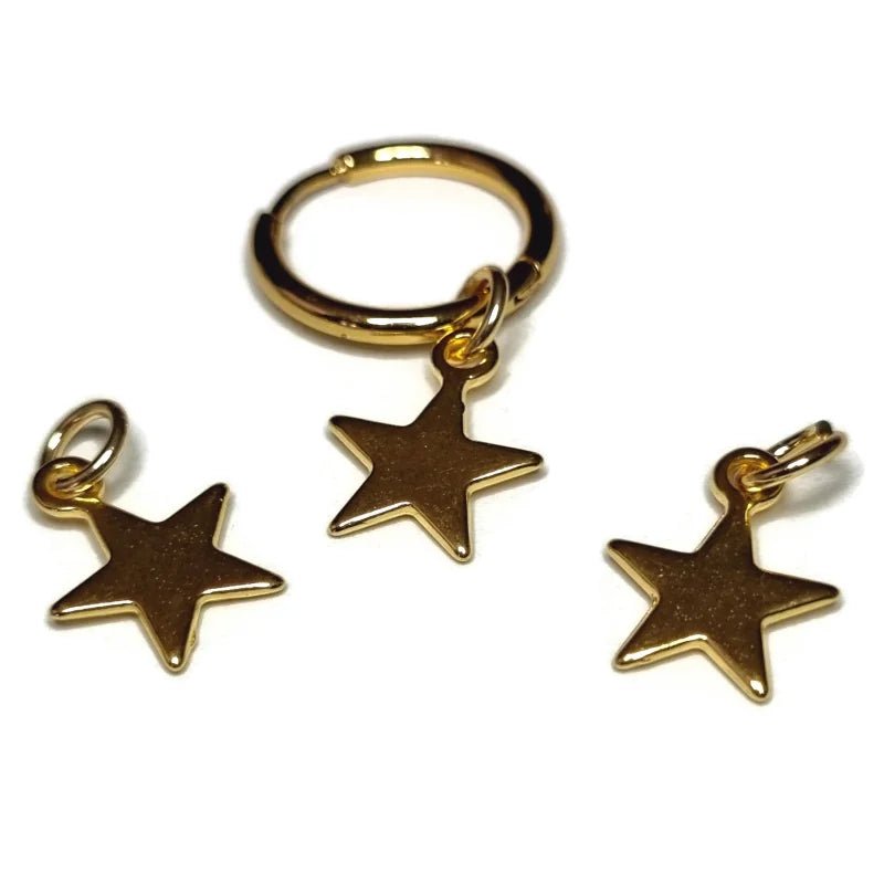 Prachtige Handgemaakte charms - Schelpje-9mm - Unisex
