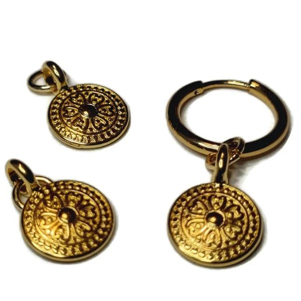 Prachtige Handgemaakte charms - Mandela-12mm - Unisex