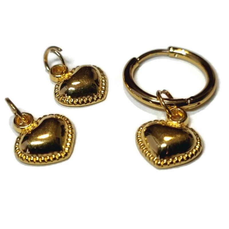 Prachtige Handgemaakte charms - Hartje-12mm - Unisex