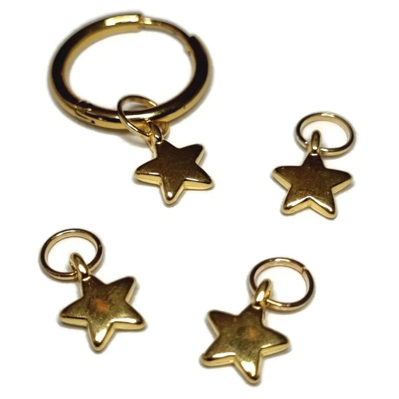 Prachtige Handgemaakte charms - Veertje-24x6mm - Unisex