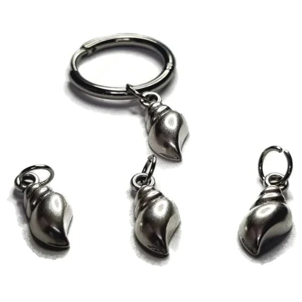 Stijlvolle Handgemaakte Oor Bedels - Mix & Match - Schelp-16x6mm - Heren