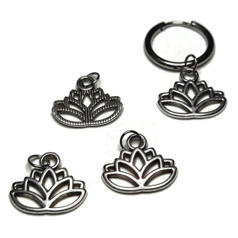 Stijlvolle Handgemaakte Oor Bedels - Mix & Match - Zeester-17mm - Heren