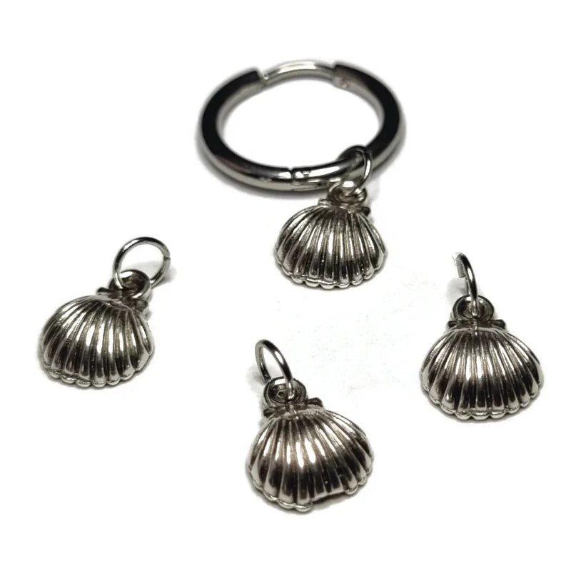 Stijlvolle Handgemaakte Oor Bedels - Mix & Match - Schelp-13mm - Heren