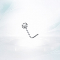 Stijlvolle Stalen Neus piercing met Zirkonia - Ster - Unisex