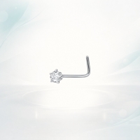 Stijlvolle Stalen Neus piercing met Zirkonia - Ster - Unisex