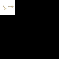 Goudkleurige Titanium Oorbellen nikkelvrij - 7mm -