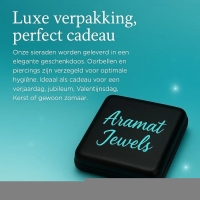Witte Parel bedel voor ketting of oorring DIY - Zilverkleur - Unisex