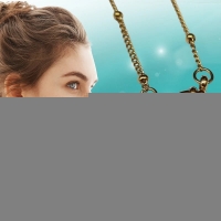 Ketting &acirc;&euro;&ldquo; Staal Bedelketting Bolletjes Schakel Goudkleurig (2mm) - 50cm - Unisex