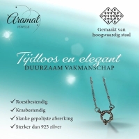 Ketting &acirc;&euro;&ldquo; Staal Bedelketting Bolletjes Schakel Zilverkleurig (2mm) - 50cm - Unise