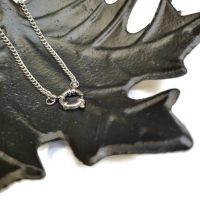 Zilverkleurige Bedelketting met gourmet schakel - 45cm - Dames