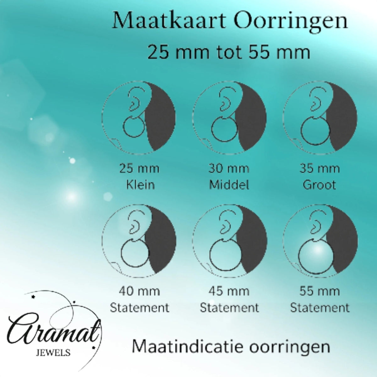 RVS Oorringen Grieks Motief Ros&Atilde;&copy;goud 30mm - Elegante Hoepels - Zwart / 35mm -