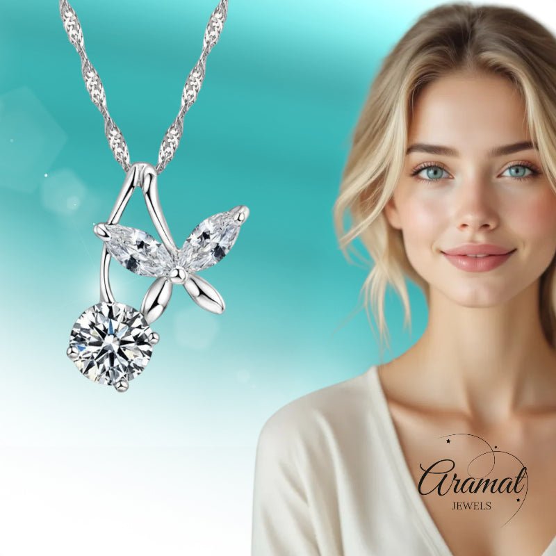 zilveren Vlinder Ketting dames - Dames