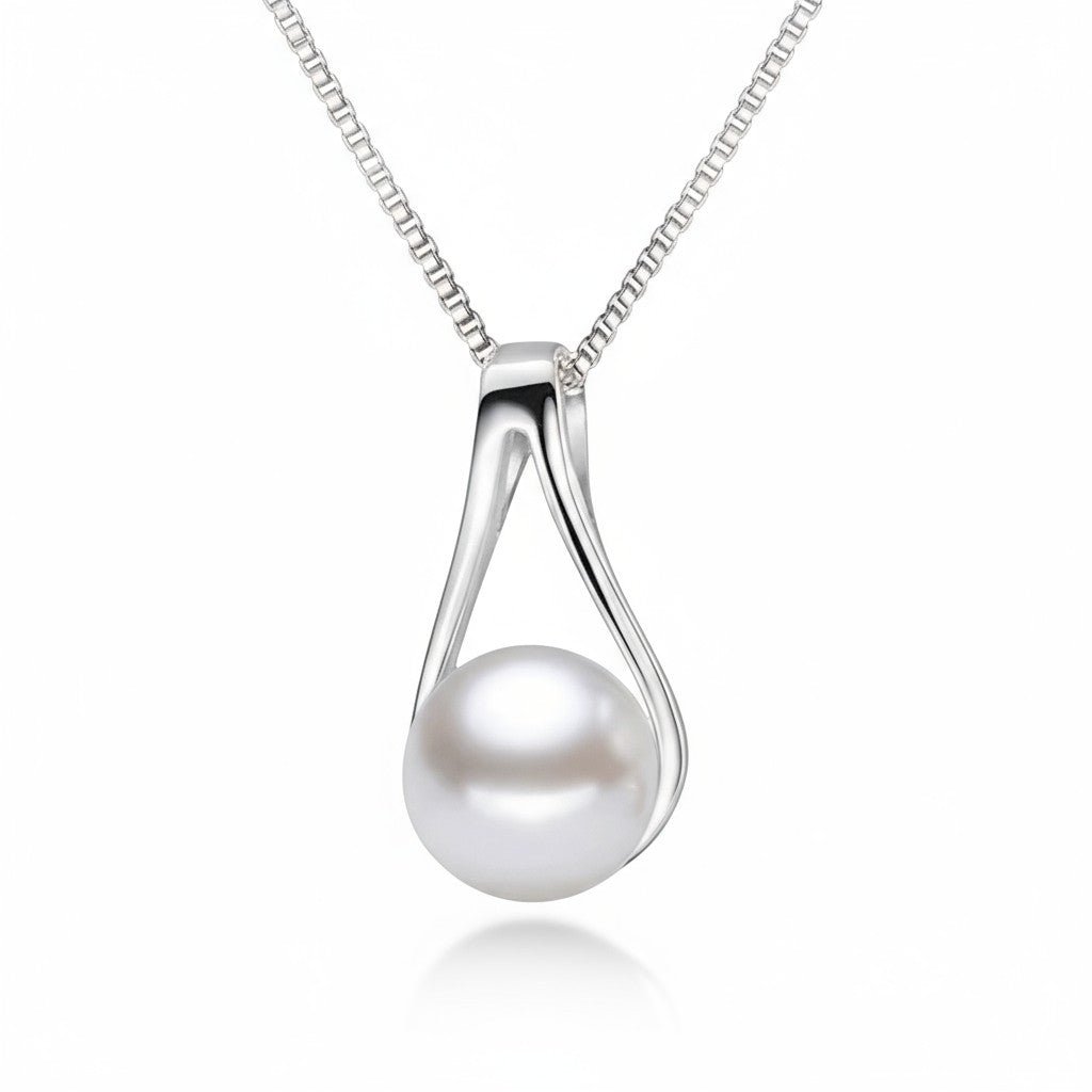 Zilveren Parel Ketting dames - Dames