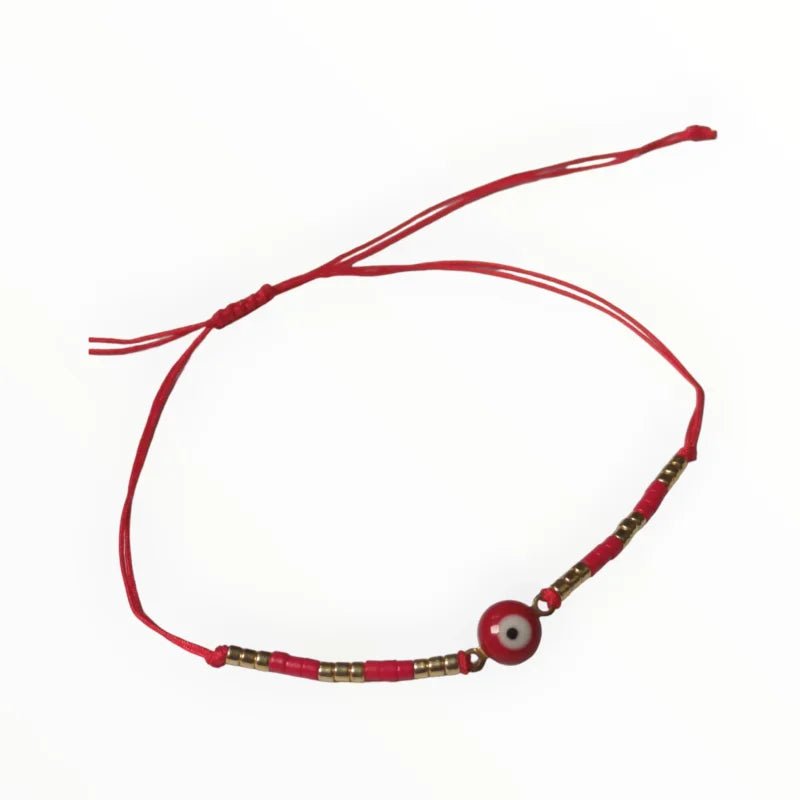 Verstelbare Armband Met Boze Oog Steen