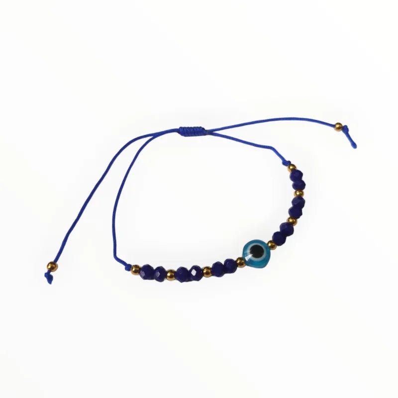 Verstelbare touw armbandje boze oog