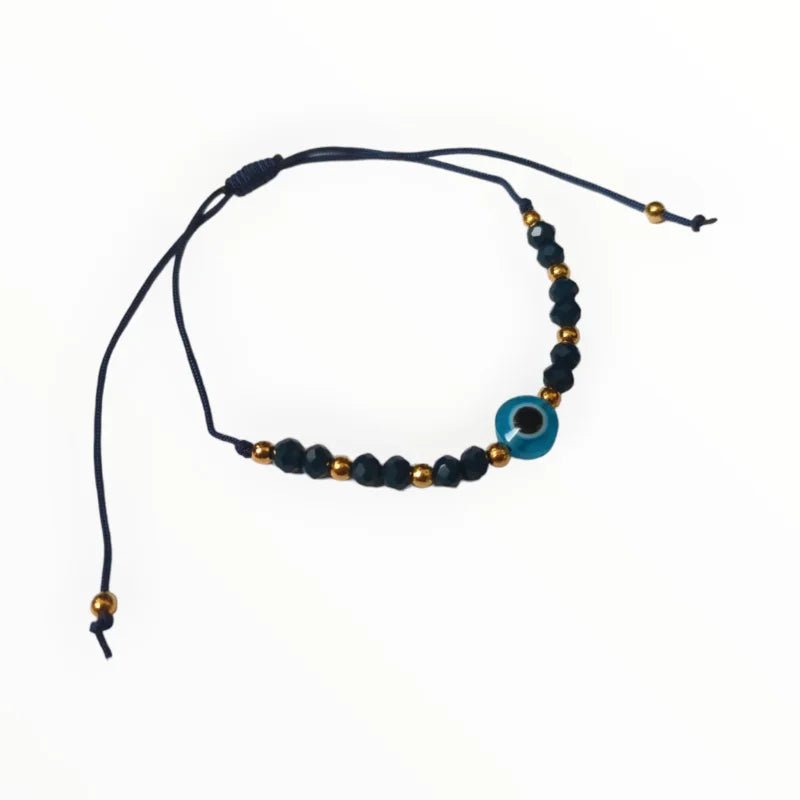 Verstelbare touw armbandje boze oog