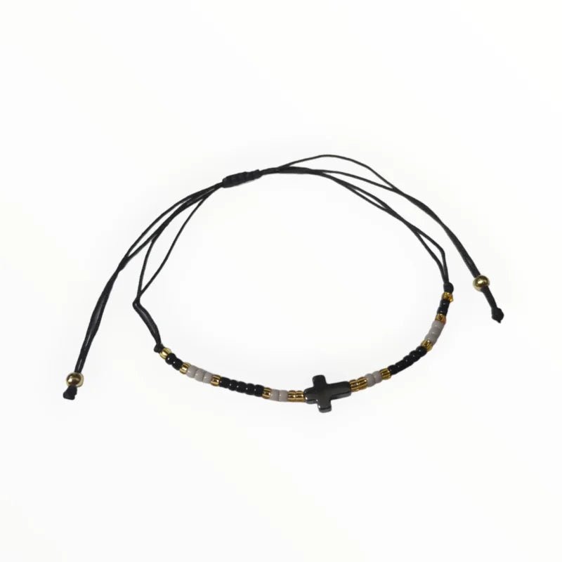 Handgemaakte Verstelbare Hematiet Armband
