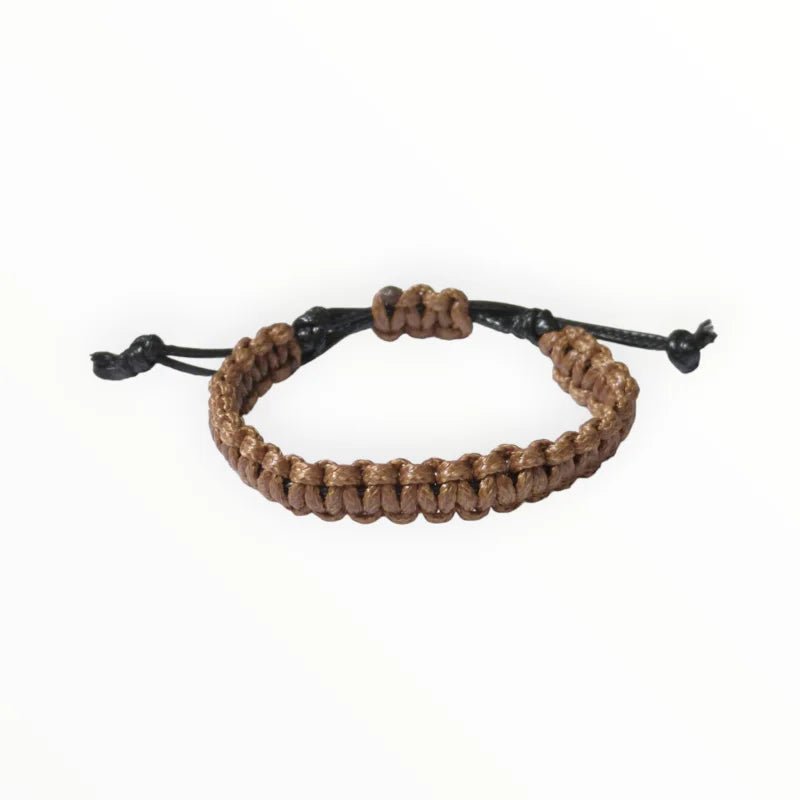 Verstelbare Nylon Armband uniseks - Bruin - Heren