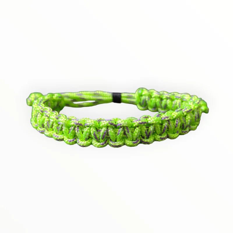 Verstelbare Nylon Armband dames en mannen - Oranje - Heren