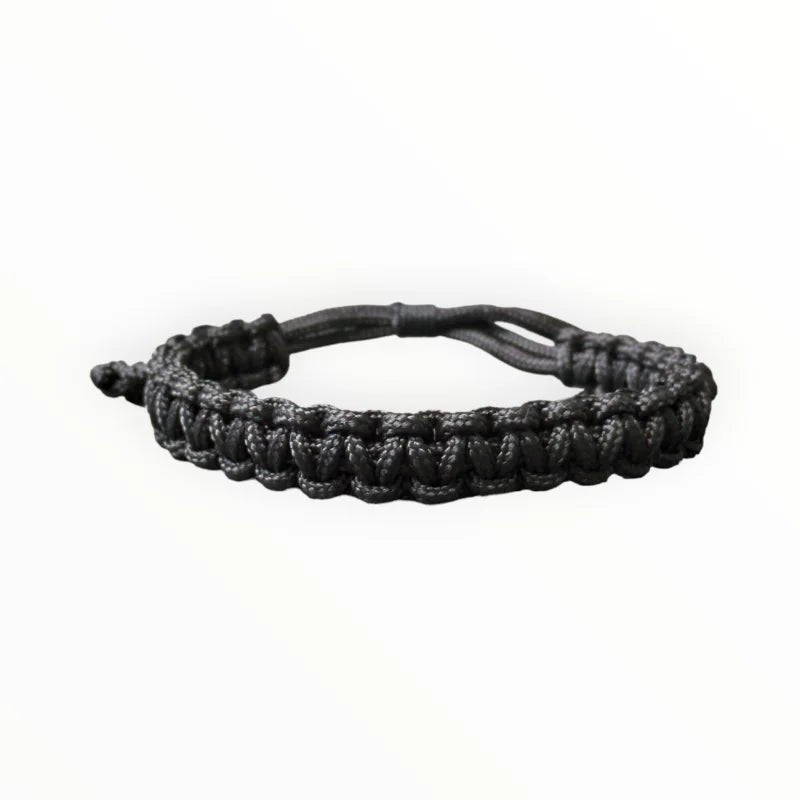 Verstelbare Nylon Armband dames en mannen - Blauw-Oranje-Wit - Heren