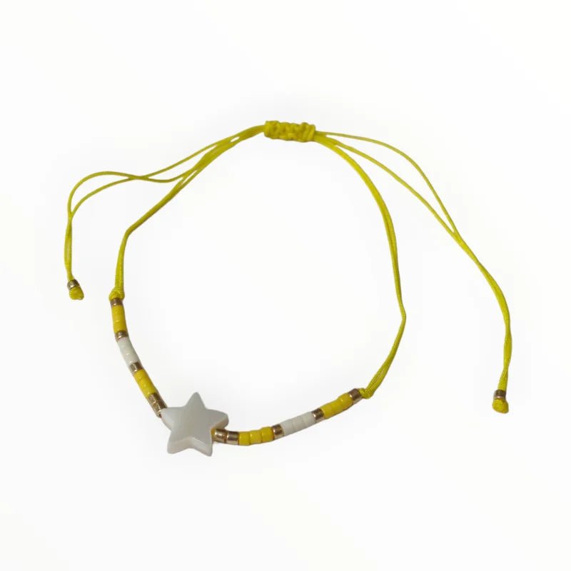 Verstelbare Kralen Armband Met Ster En Schelp