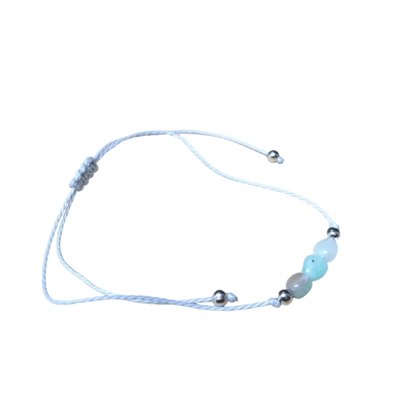 Verstelbare Geboortesteen Armband - augustus - Peridoot - Unisex