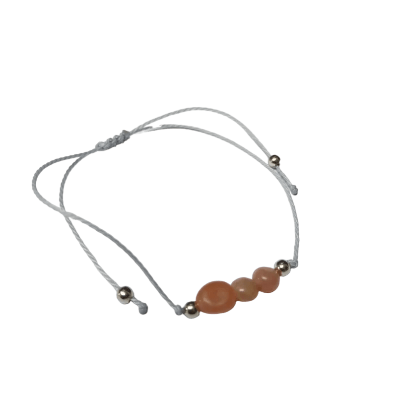 Verstelbare Geboortesteen Armband - Juni - Maansteen - Unisex