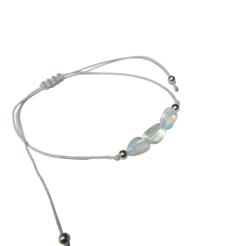 Verstelbare Geboortesteen Armband - Februari - Amethist - Unisex