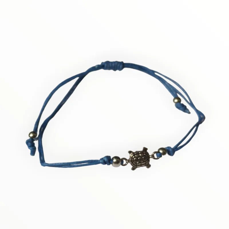 Verstelbaar touw Armbandje schildpad - Wit - Unisex