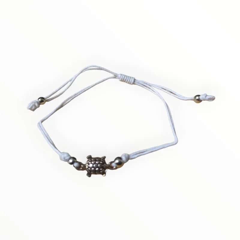 Verstelbaar touw Armbandje schildpad - Licht Roze - Unisex