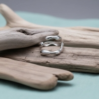 RVS Damesring Verstelbaar &acirc;&euro;&ldquo; Grillige Brede Open Ring &acirc;&euro;&ldquo; 16 mm -