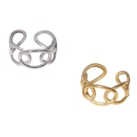 Stalen Schakelring - Verstelbaar - Stainless Steel - 10mm - Zilverkleur -