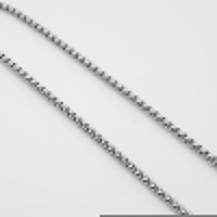 Jasseron Halsketting 3,5mm Zilverkleurig Staal - 50cm - Unisex