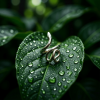 Grote Verstelbare Slangenring van RVS - 28mm Statement Ring - Goudkleur -