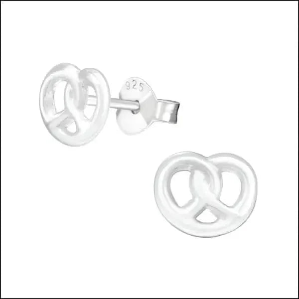 Zilveren Keltische Oorbellen Celtic Knot &acirc;&euro;&ldquo;  925 Zilver - Zilver-7x6mm -