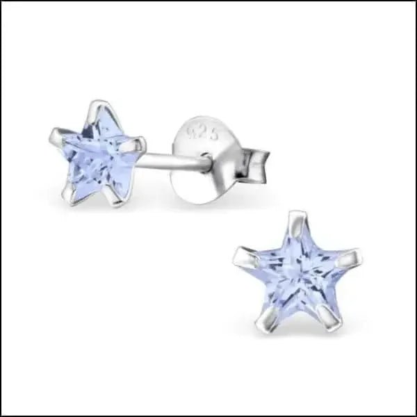 Zilveren Zirkonia Ster Oorstekers &acirc;&euro;&ldquo; Meerdere Kleuren & Maten 925 Zilver - 7mm