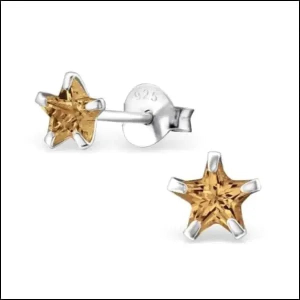 Zilveren Zirkonia Ster Oorstekers &acirc;&euro;&ldquo; Meerdere Kleuren & Maten 925 Zilver - 7mm