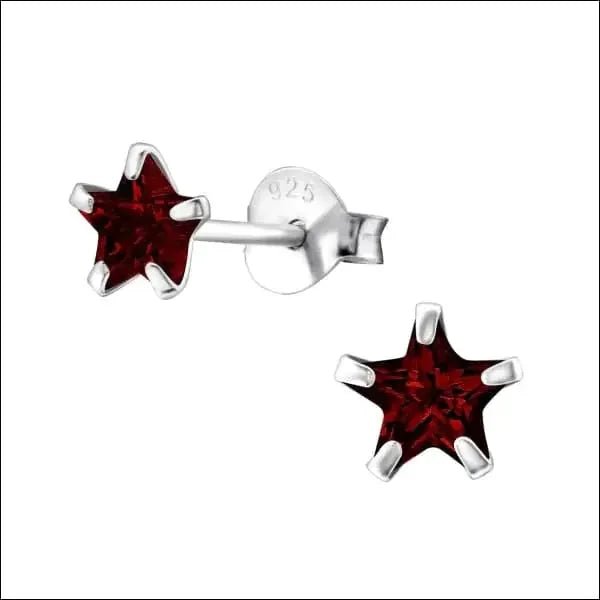 Zilveren Zirkonia Ster Oorstekers &acirc;&euro;&ldquo; Meerdere Kleuren & Maten 925 Zilver - 5mm